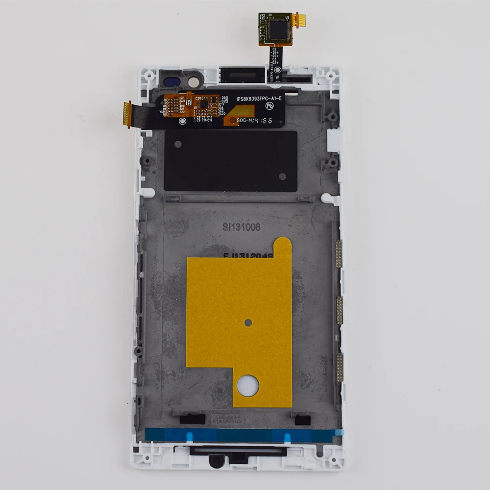Cena Dla Sony Xperia C S39H S39 C2304 C2305 LCD monitor ekran + czujnik szkło ekran dotykowy Digitizer zgromadzenia rama