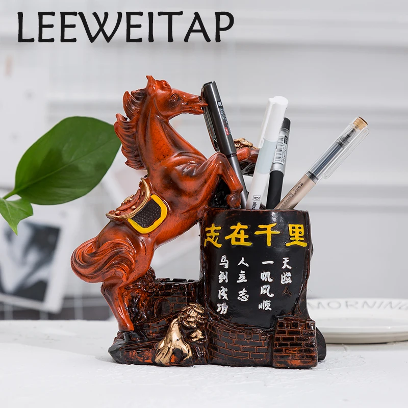 

home decoration accessories modern,Office household decoration products, The combination of the ornaments and the pen holder