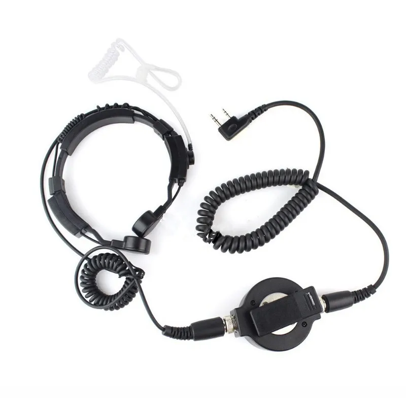 Большой круглый водонепроницаемый PTT катетер наушники для Kenwood TK3107 TK3207 baofeng UV5R UV82