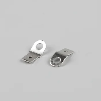 

100pcs/lot 6.3 car horn terminal tinned copper terminal lug inserts male insert molding curved foot plug terminals