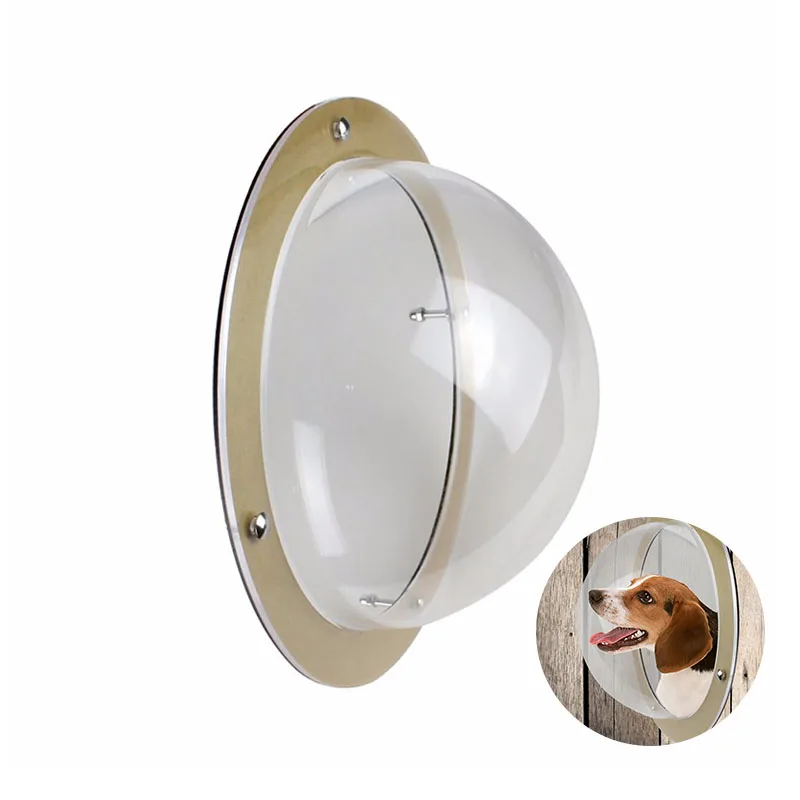 Pet Dog Window Fence Modern Design Pet Lookout Window Door Big Bubble