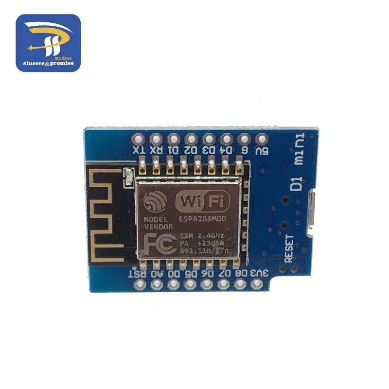 ESP8266 ESP-12 ESP12 WeMos D1 Мини-модуль Wemos D1 Мини WiFi макетная плата Micro USB 3,3 В на основе ESP-8266EX 11 цифровых контактов