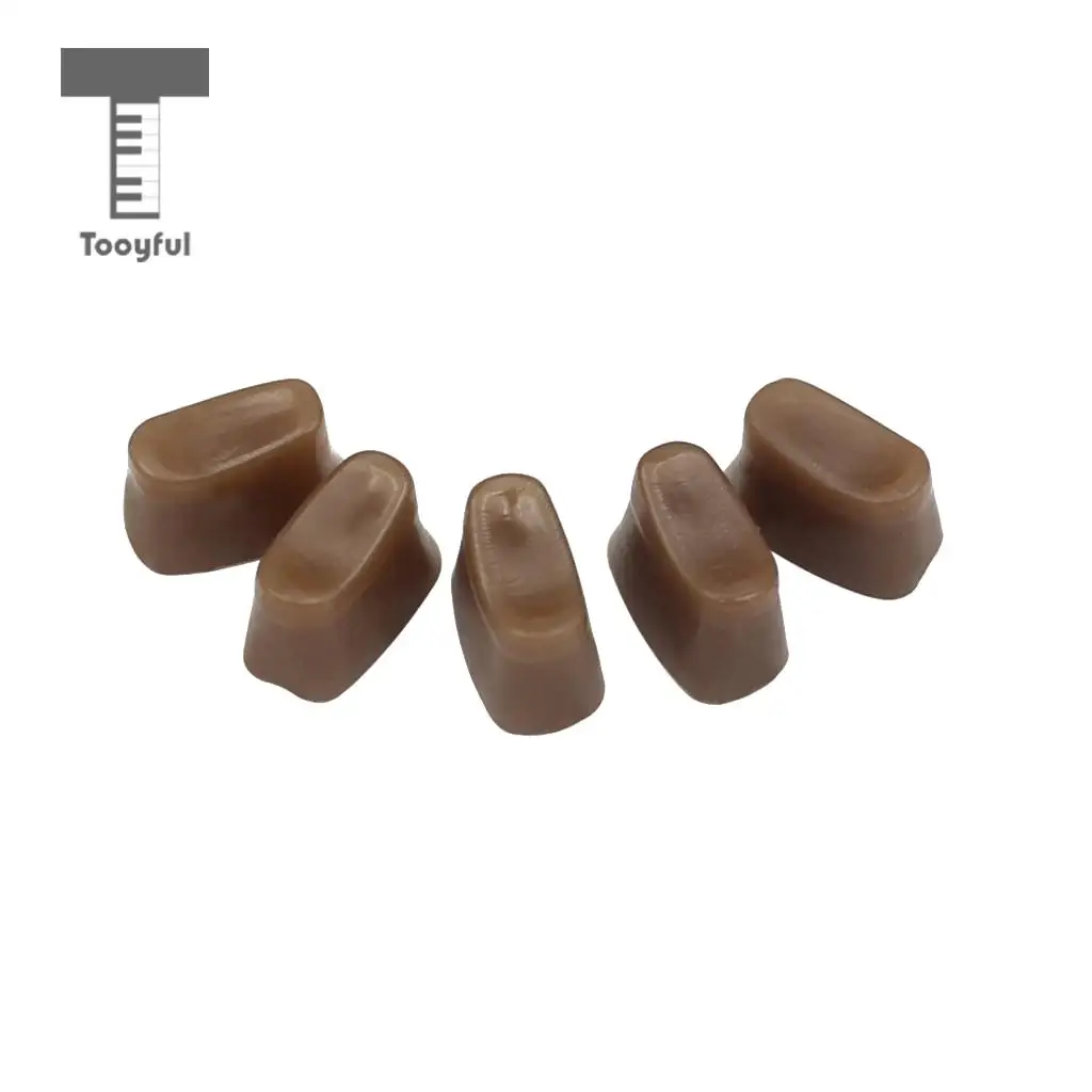 5 Pieces Flute Trill Key Bumper Cork Flute Woodwind Parts Accessories Small