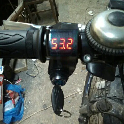 Flash Deal 12V-99V Electric Bike LCD Battery Display Speed Control 3 wires for Electric Bicycle Scooter Twist Throttle Accelerator 3