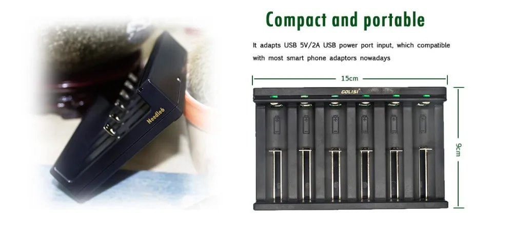 Golisi Needle 6 Smart USB Charger-1