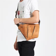 Nesitu Высокое качество Новые винтажные коричневые из натуральной кожи сумки через плечо Маленькие Мужские сумки-мессенджеры мужская сумка через плечо M6353