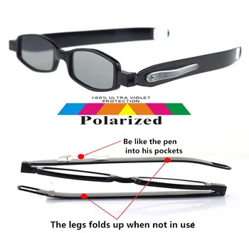 

2019 Polarized Sunglasses 360 Degree Rotating Folding Polarized Sun Glasses For Polarised Easy To Carry Uv 400 Men Sunglasses
