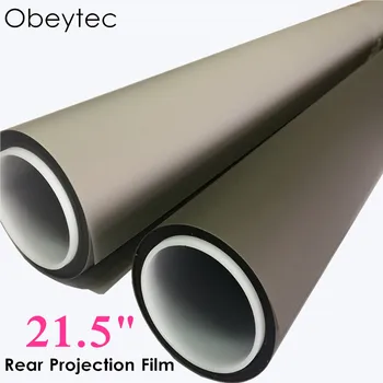 

Obeytec 21.5" 5 Colors Holographic Projection Film rear projection film Dark Transparent White grey color