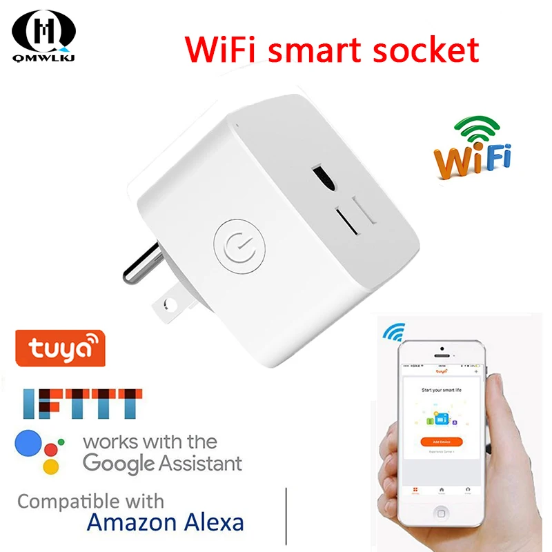 

Smart Home Automation Smart Plug Wifi Smart Socket US Plug Work With Amazon Alexa/Echo Dot & Google home