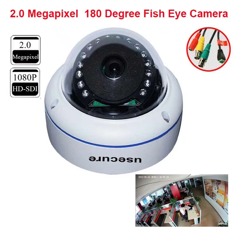 Best Quality 1080P Full HD Panoramic HD SDI Camera 180 Degree Fisheye