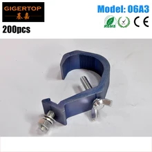 Хорошее качество 06A3 200 шт./лот 30 мм Широкий зажим для сценического освещения крепление для сценического освещения зажимной крюк трубы; большие размеры 40-60 мм с панорамной головкой Нагрузка 30 кг голубой цвет