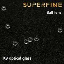 Zestaw 10 sztuk średnica 1 5mm K9 szkło optyczne soczewki kuliste soczewki sferyczne tanie tanio TTVXO JYBL-K9-1 5 Piłka Ball