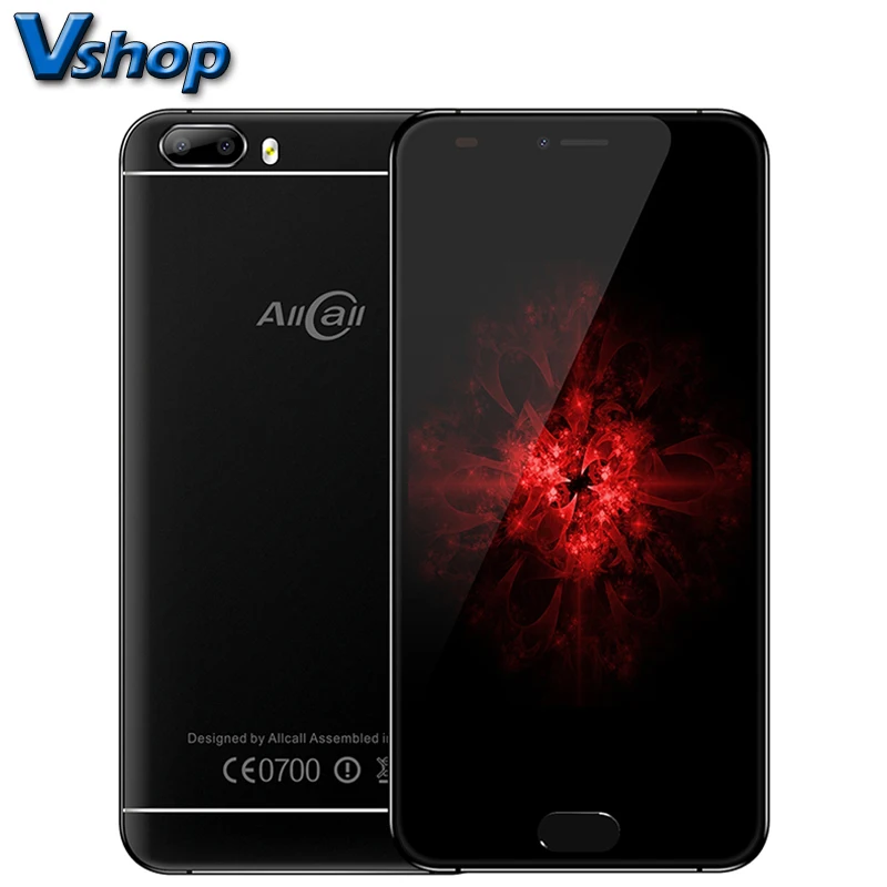 ALLCall 3G WCDMA смартфон с 5 дюймовым дисплеем четырёхъядерным процессором MTK6580A ОЗУ 1 ГБ