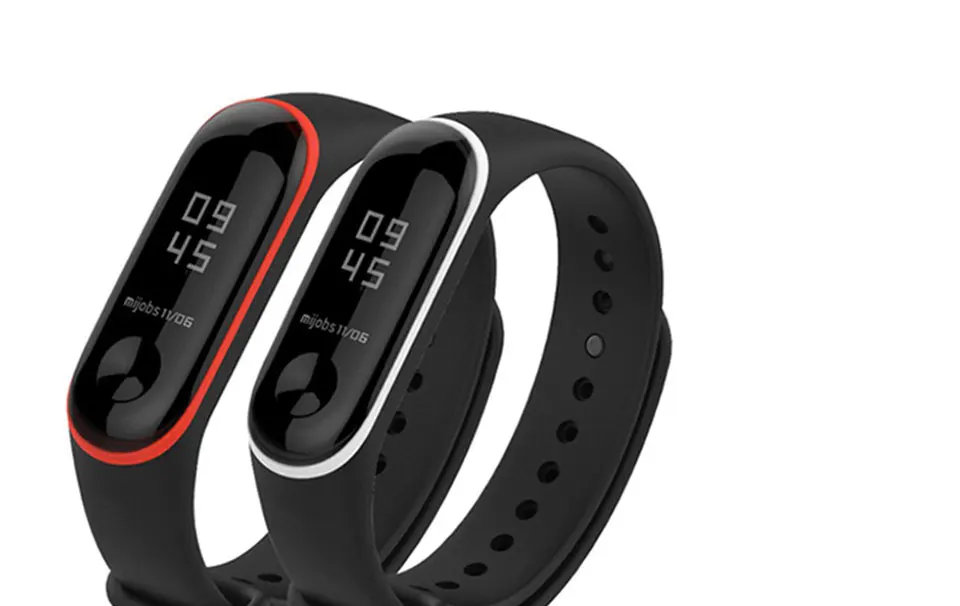 Для mi Band 3 силиконовый спортивный ремешок, двойной цветной браслет, сменный Браслет, аксессуары для Xiaomi mi, ремешок на запястье 3