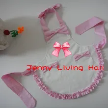 Высококачественный детский белый хлопковый фартук с галстуком-бабочкой, передник с оборкой, Детский фартук для приготовления пищи, Детский фартук, Avental de Cozinha Divertido