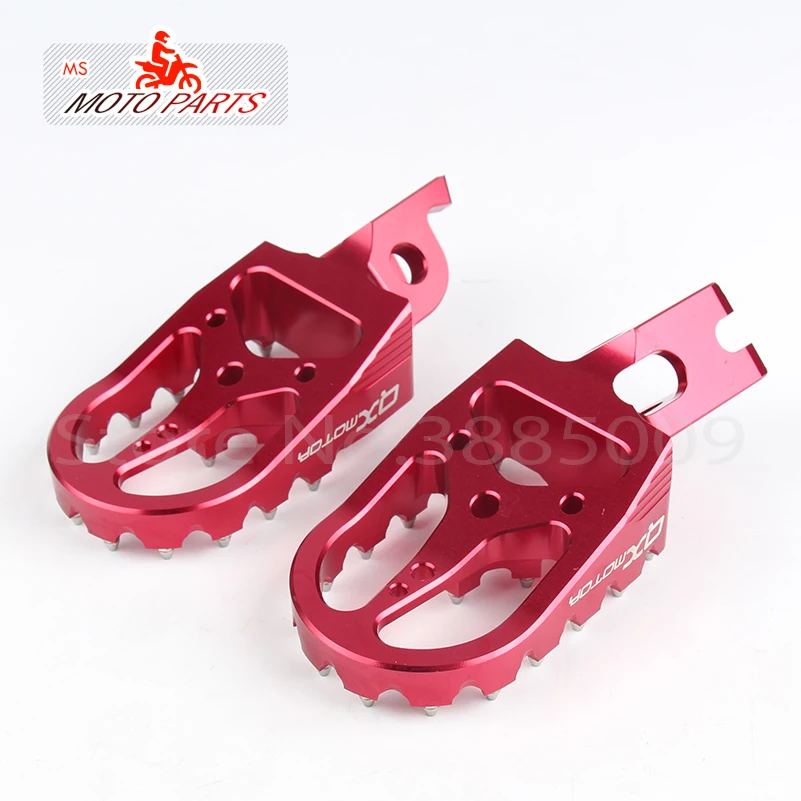 CNC Заготовка MX подножки педали для crf450r crf 450 crf250r crf250x CR125/250 мотоцикла|Подставки под