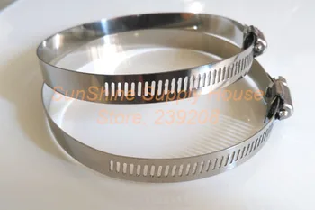 

Adjustable Strapping Clamp 3-5/16" to 4-1/12" (84 to 108mm) stainless steel