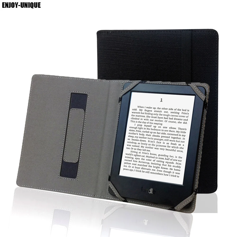 Чехол из натурального льна для Kindle 4 5 6 7 8 Touch Paperwhite eReader пеньковый чехол защитный чехол льняной чехол с держателем для рук