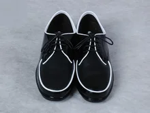 Lace Up Black Dance Shoes Round Toe Poppin Shoes With Low Heel New 2017 Unisex Womens Street Dance Shoes Free Shipping