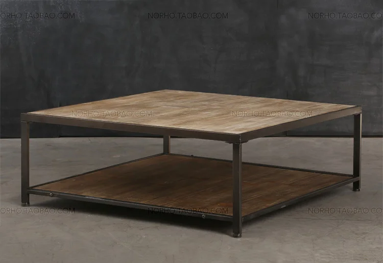 American Country To Do The Old Wrought Iron Vintage Wood Coffee American Country To Do The Old Wrought Iron Vintage Wood Coffee Table Living Room Sofa A Few Square S In Tables From