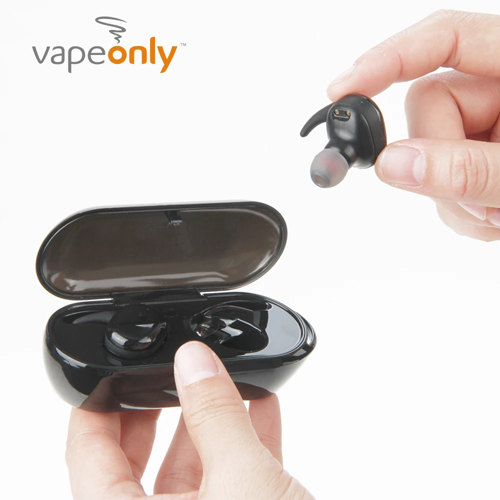 

Vapeonly Mini Bluetooth Earphone Touch Control Waterproof Wireless Earbuds Headset with Storage Organizer Stereo Sport Earphones