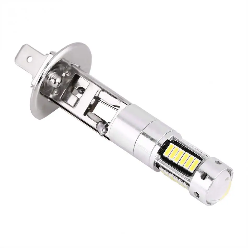 1 пара H1 светильник 12V H1 4014 30SMD светодиодный Белый Автомобильный светильник 6500K лампы для автомобиля-Стайлинг белая лампа для вождения