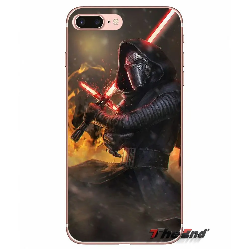 Звездные войны коммандер kylo Рен чехол для телефона iPhone X 4 4S 5 5S 5C SE 6 6S 7 8 Plus Samsung Galaxy