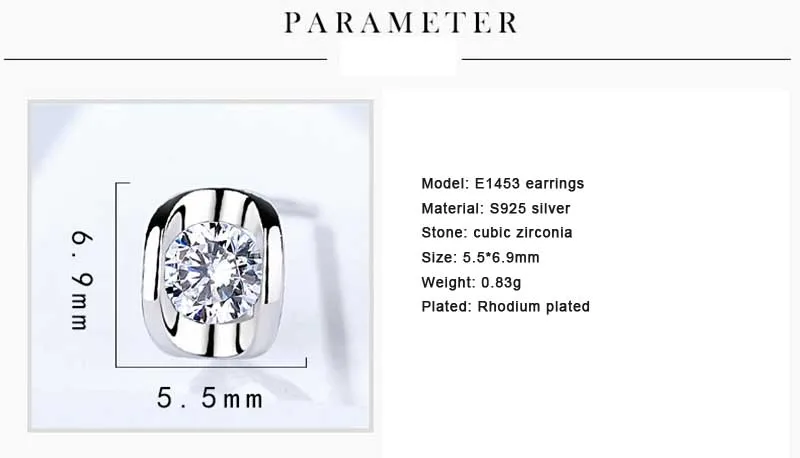 4 silver earrings for women