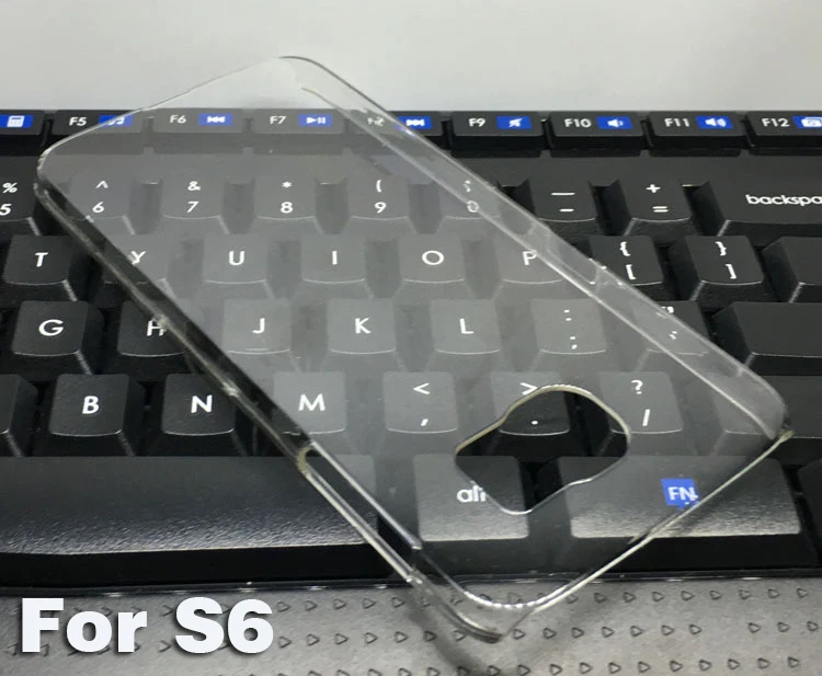 Top 1000pcs Transparent Crystal Thin Slim Case For Samsung S9 8 Plus 7 6 Edge S5 4 3 Note 9 8 5 4 3 Case Hard Plastic Clear Cover 3