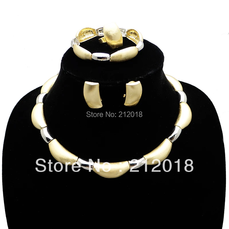 Prom jewelry, 18K gold plated fashion jewelry sets jewellery, free