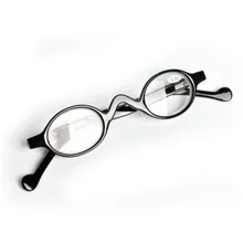 Простой Для женщин Весна Небольшие очки для чтения круглый пластиковая оправа для очков Для мужчин дальнозоркости очки 1,0-3,5 R115