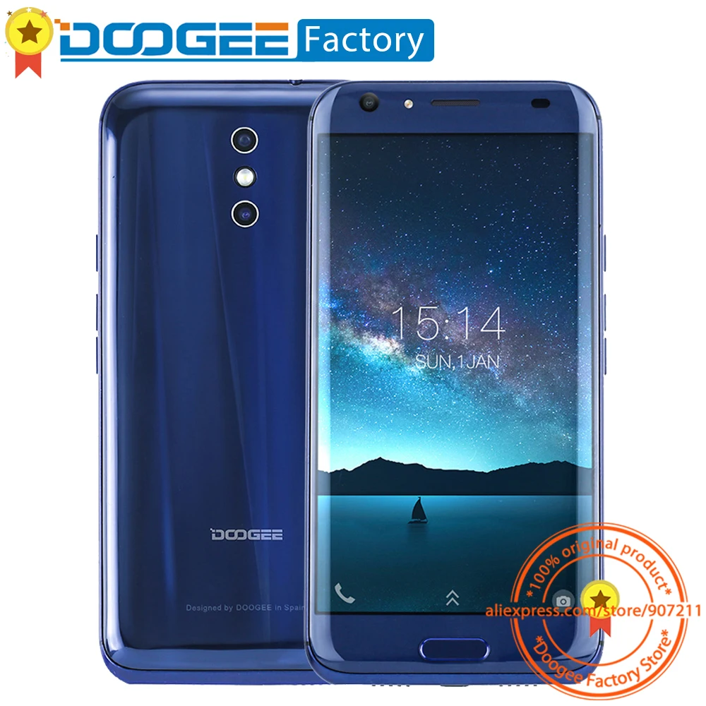DOOGEE BL5000 mtk6750t восемь ядер смартфон с отпечатками пальцев 5 ''FHD двойной сзади 13.0MP