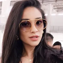 Металлическая цепочка для очков, для мужчин и женщин, стимпанк, Ретро стиль, плоский верх, оттенки, UV400, CCSPACE, Ретро стиль, брендовые дизайнерские очки, Oculos 47803