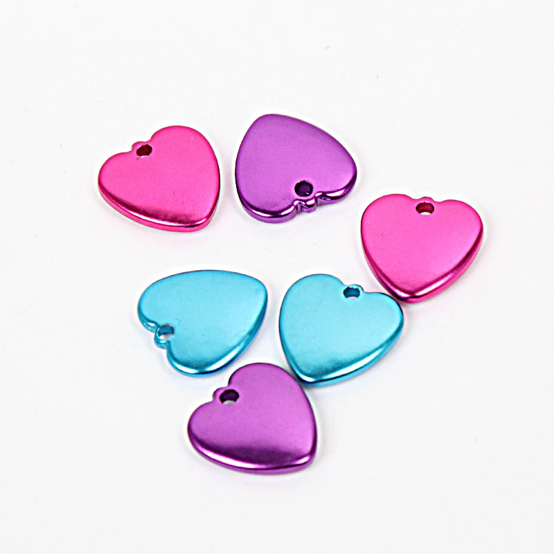 

1000pcs/lot PET TAGS ID CUSTOM X-SMALL HEART TAGS DOUBLE SIDED DOG CAT TAG