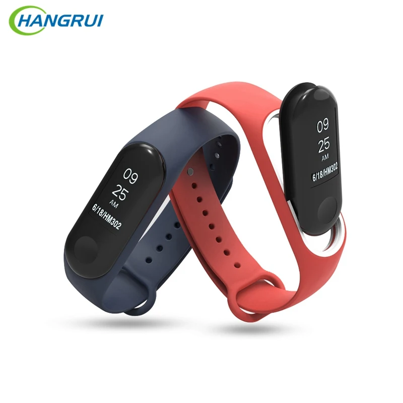 

For Xiaomi Mi Band 4 3 Double Color Silicone Strap For Xiaomi Mi Band 3 4 Smart Sport Bracelet Wrist Strap Smart Accessories