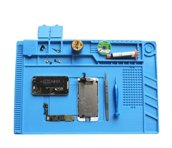 Eruntop – tapis de soudage en silicone pour BGA, Station de soudage résistante à la chaleur, plate forme de bureau 