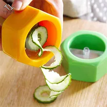 Creative Multi-Purpose Vegetable Cutter Screw Cucumber Slicer Plastic Peeler Fruit Spiralizer Salad Cutter Fruits Tool Creative Multi-Purpose Vegetable Cutter Screw Cucumber Slicer Plastic Peeler Fruit Spiralizer Salad Cutter Fruits Tool