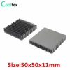 (Special offer)  2pcs/lot  50x50x11mm Aluminum  HeatSink  Heat Sink radiator  for electronic Chip LED RAM COOLER cooling ► Photo 1/4