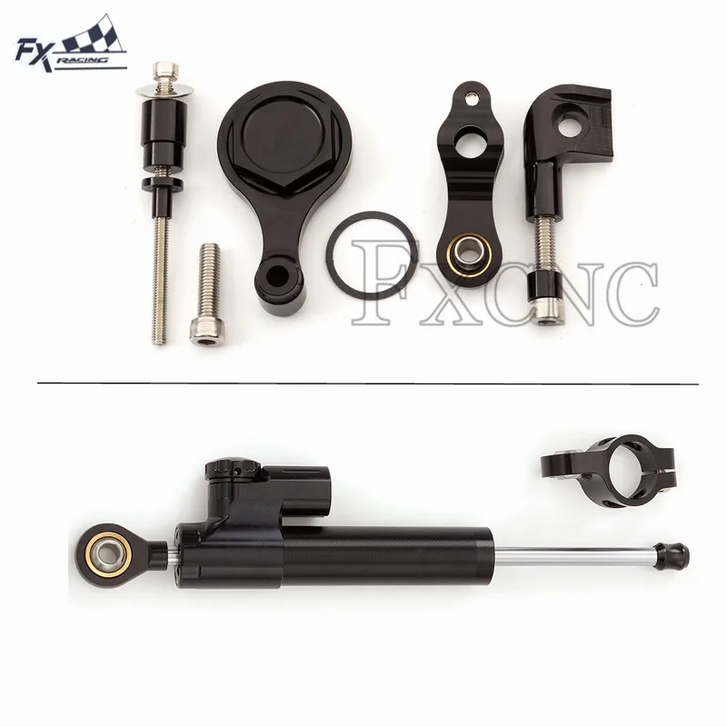 

CNC Motorcycle Stabilizer Steering Damper Mounting Bracket Support Kit For Yamaha YZF R1 2002-2016 YZF R6 2006-2017 2007 2008