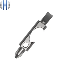 Titanium Alloy Bottle Opener EDC Multi-tool Mini Key Box Opener Word Phillips Screwdriver Tools high quality tc4 titanium alloy production line cutting cnc multifunction metal slingshot bottle opener edc multi tools