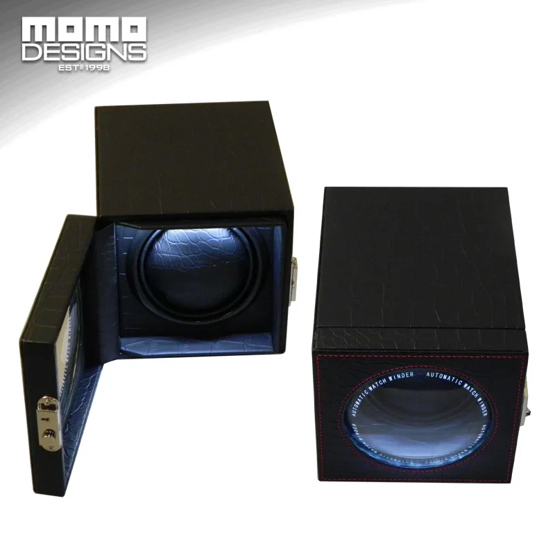Одноместный автоматические часы winder box Роскошные мотор смотреть намотки мини