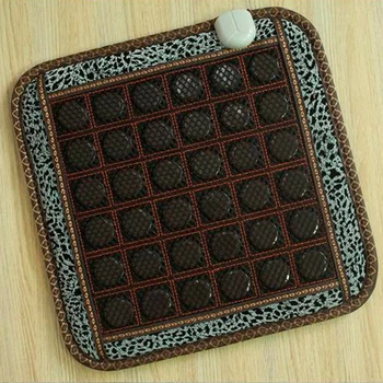 

Hot Sale! Electric Heated Jade Pad /Jade,Tourmaline,Germanite Massage Jade Cushion with Heating 45*45CM Free Shipping