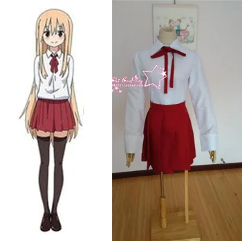 

New Anime Himouto! Umaru-chan Umaru Doma Cosplay Costume School Uniform