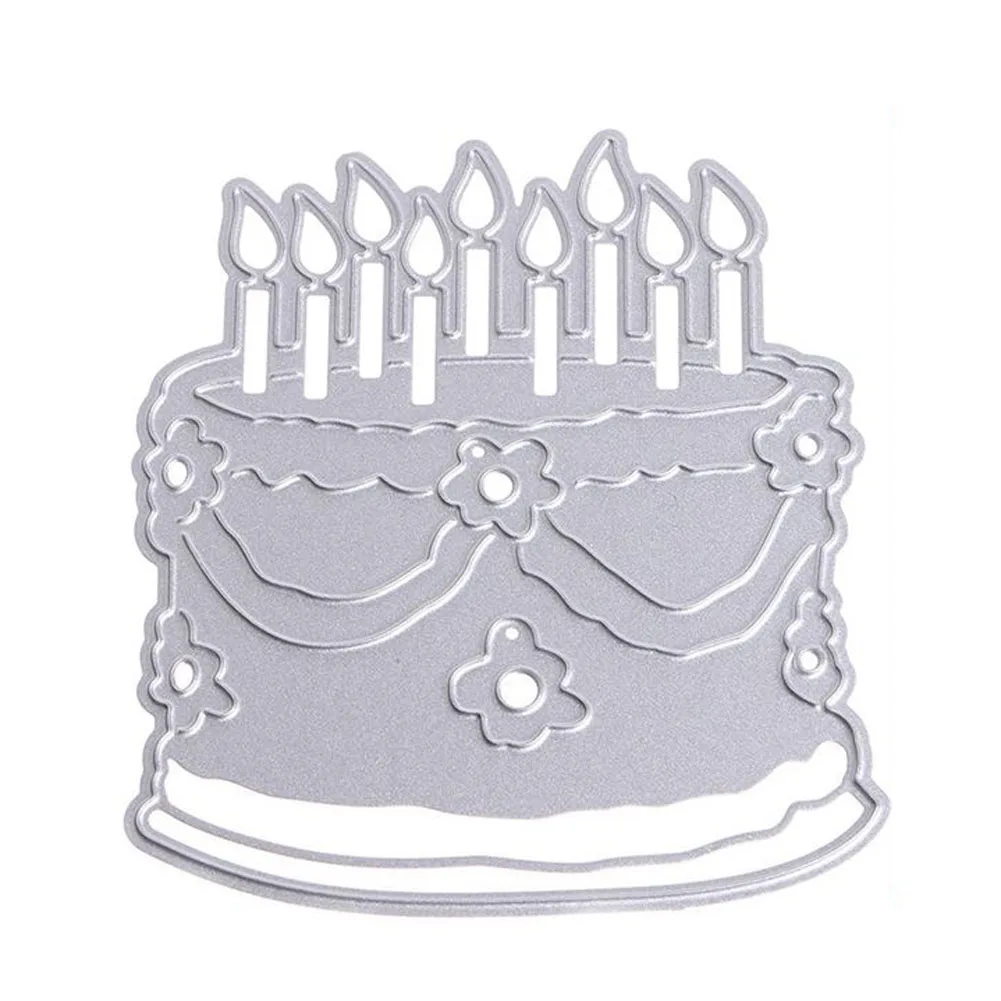 

Birthday Cake Metal Die Cutting Dies Scrapbooking Embossing Folder Suit For Shot Cutting Machine