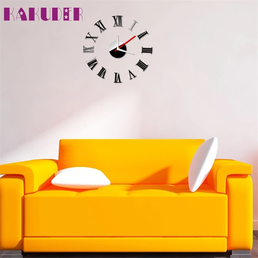 Роскошные самоклеящиеся настенные часы Zero Luxury Rome Vogue DIY|decorative clock|clock wall clockwall decor