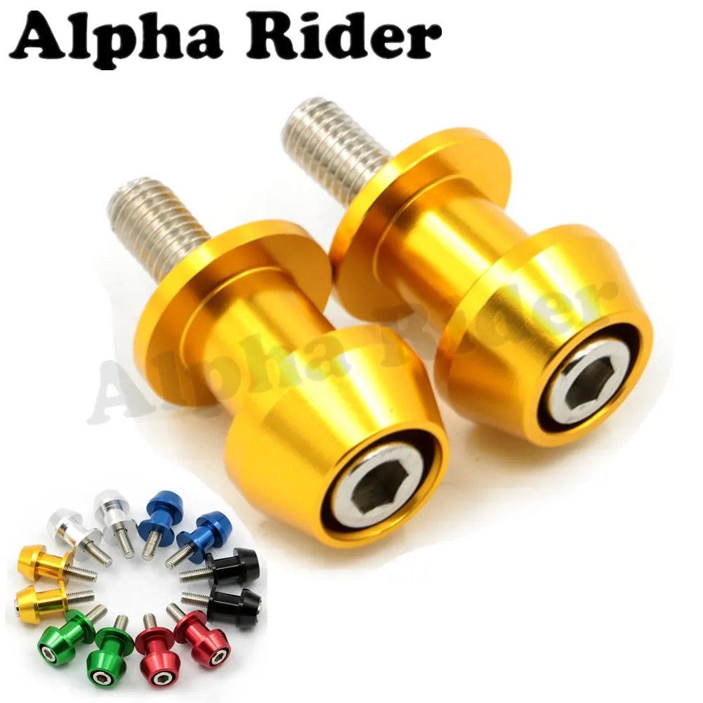 

6MM CNC Swingarm Spools Sliders for Triumph Yamaha YZF R3 R25 MT09 MT-09 FZ09 FZ-09 FJ09 FJ-09 Motorcycle M6 Stand Screws Bolts