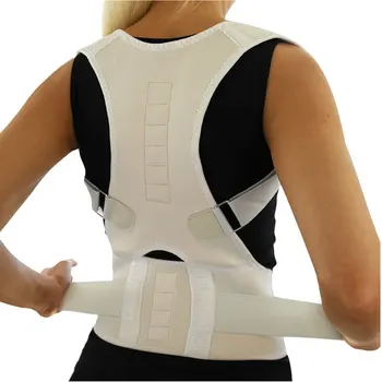 Kifit 1pcs Back Shoulder Support Power Magnetic Posture Corrector Vest Unisex Massage Gift Posture Corrector Back Shoulder Brace