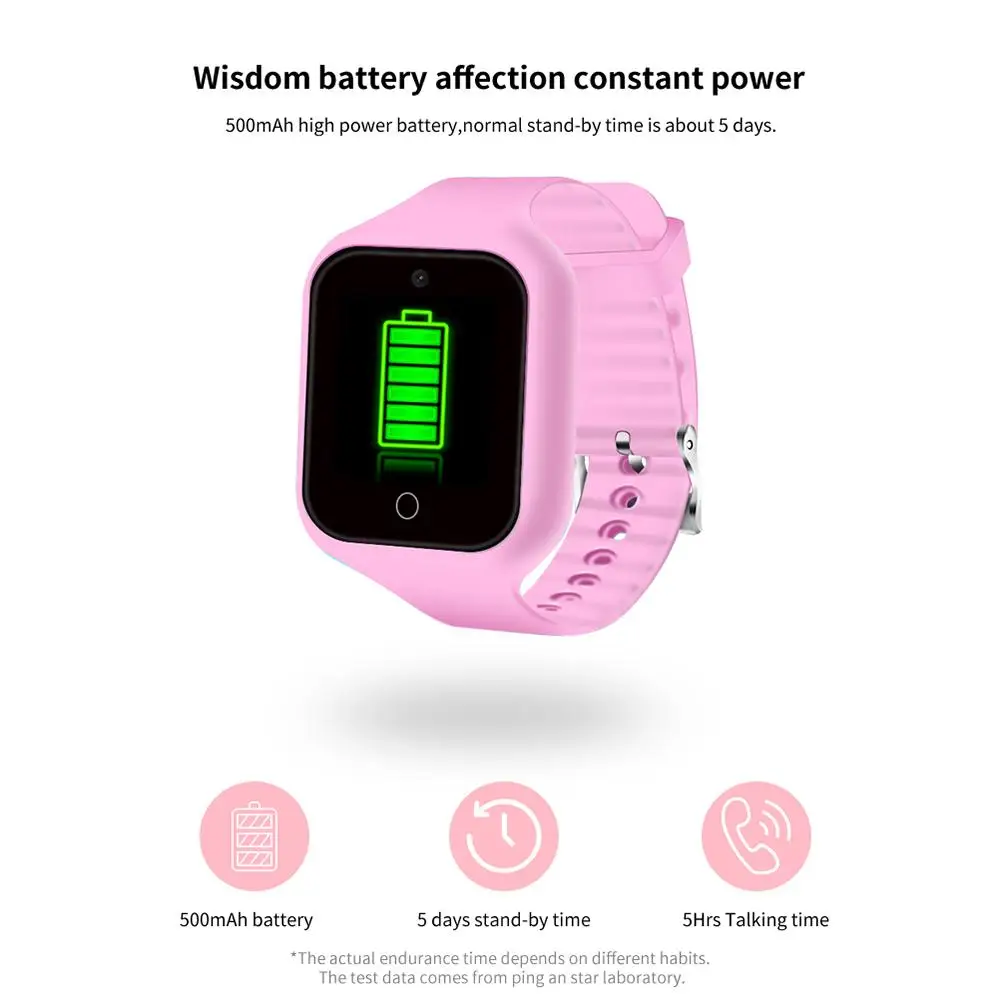 1.3 Inch Children's Smart Watch Waterproof Male Female Students Locator Children's Watch GPS Positioning Support SIM Card