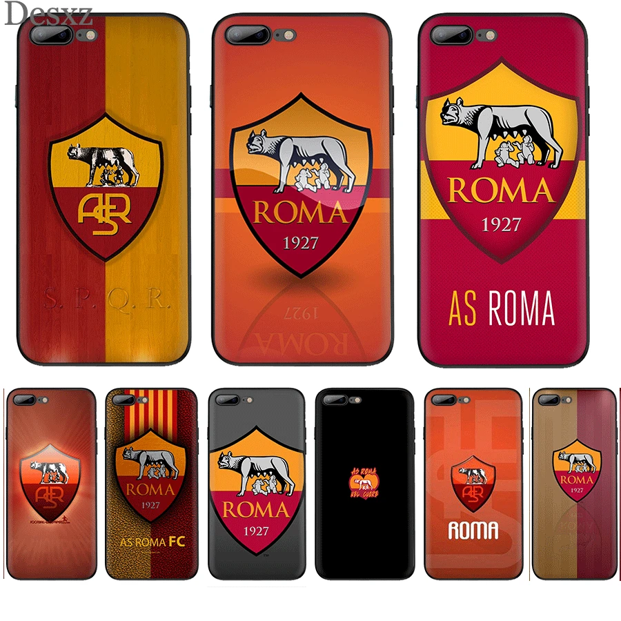 

Roma Club Mobile Phone Case TPU Cover for iPhone 11 Pro XR X XS Max 7 8 6 6S Plus 5S SE 5 Shell