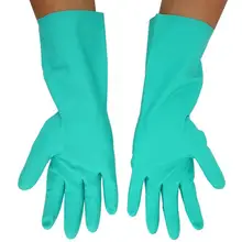 Промышленный нитрил резиновые противокислотные маслостойкие чистящие рабочие защитные перчатки